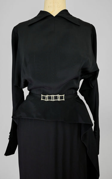 1930s Chiaroscuro Dress