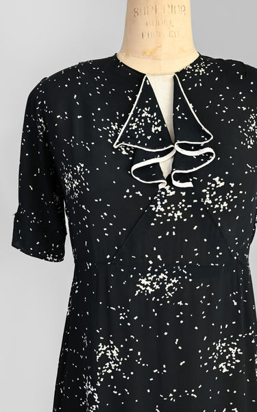 1930s Constellation Dress