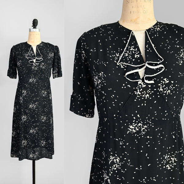 1930s Constellation Dress