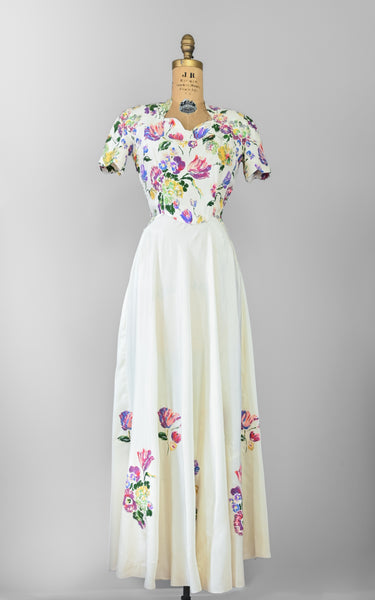 1930s Botaniska Dress