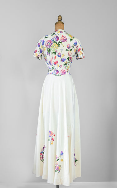 1930s Botaniska Dress