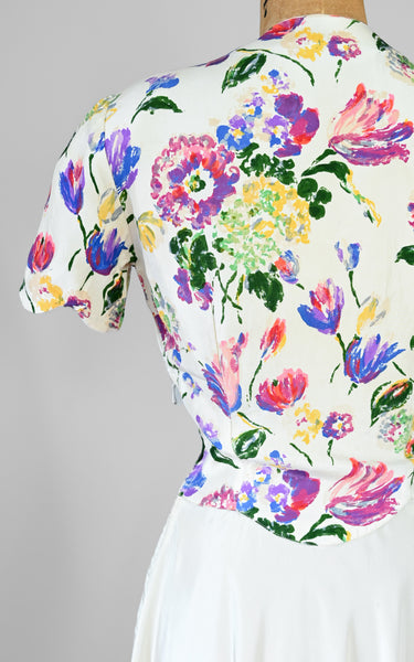 1930s Botaniska Dress