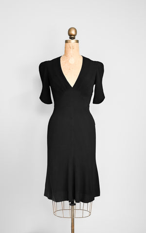 1930s Dark Past Dress