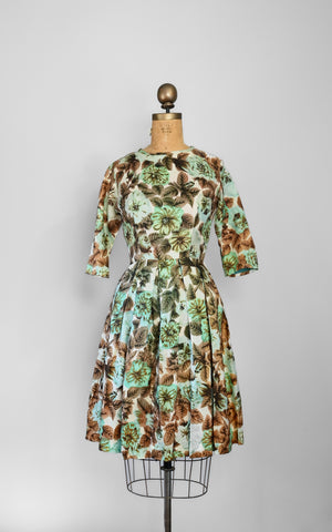 1960s Viridian Dress