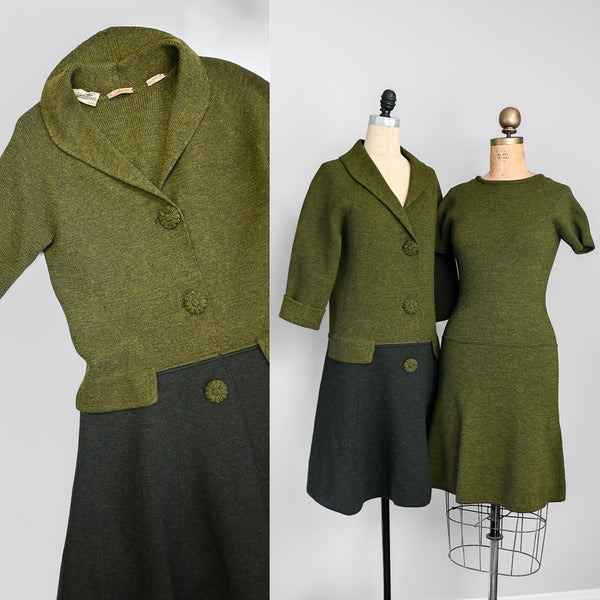 1960s Muschio Dress and Jacket Set