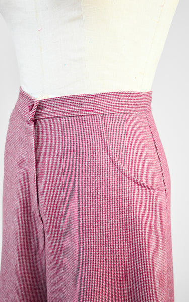 1970s Garnet Culottes