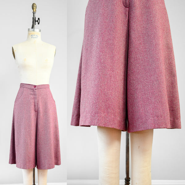 1970s Garnet Culottes