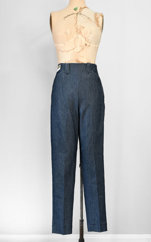 1960s No-Sissie Side-Zips: Deadstock Frontier Lady Lee Stretch Denim