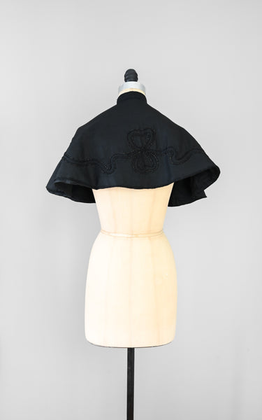 1900s Jet Capelet