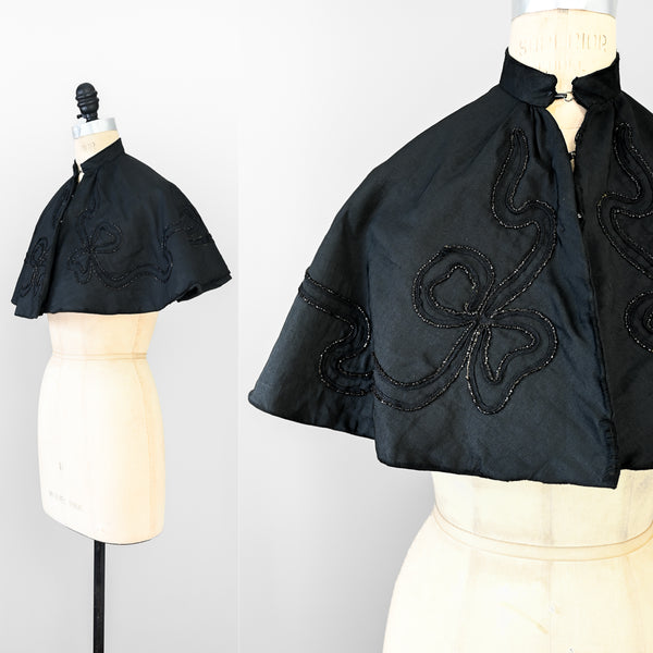 1900s Jet Capelet